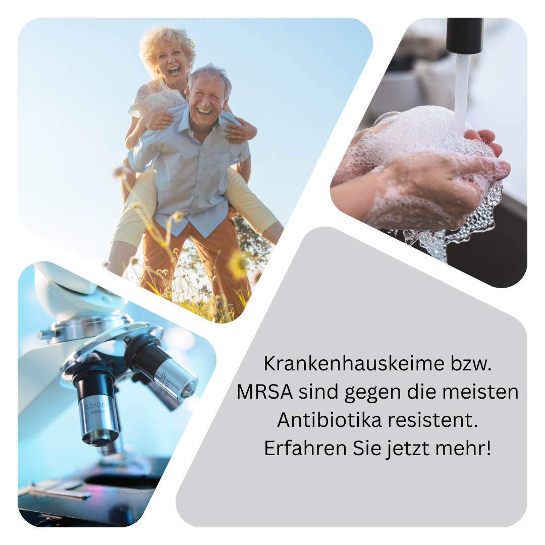 Krankenhauskeime bzw. MRSA sind gegen die meisten Antibiotika resistent. Erfahren Sie jetzt mehr!
